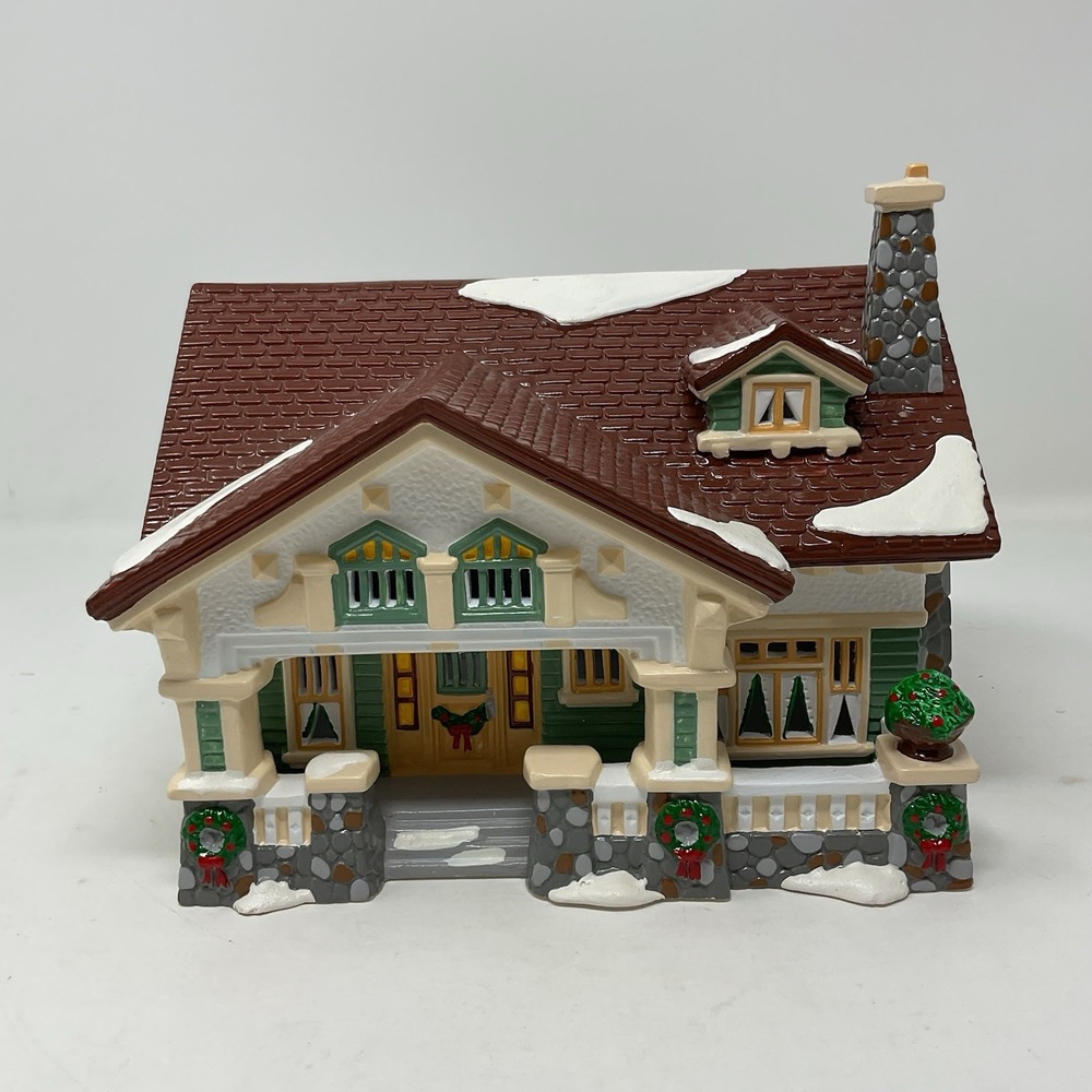 Dept 56 Snow Village Craftsman Cottage 5437-2 American Architecture Christmas